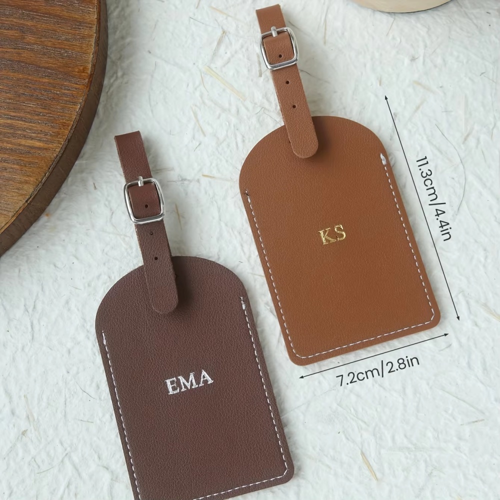カスタマイズ可能な名入れシルバーゴールドモノグラムビーガンレ - It Travel Accessories のレビューと価格