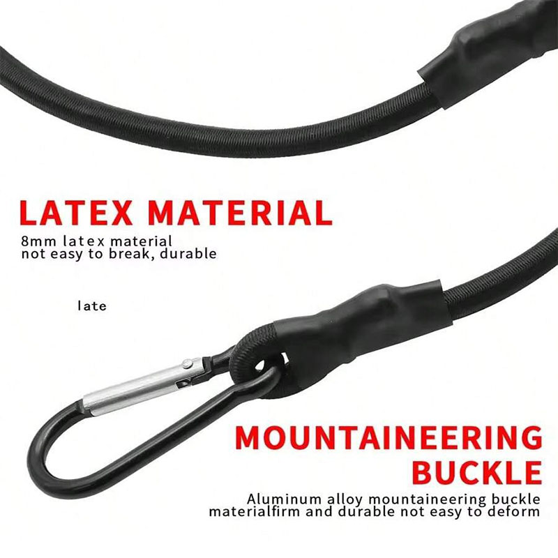 30～210cm伸縮式弾性ロープ 軽量フック付き 弾性ロープ - Travel Accessories Luggage Straps のレビューと価格