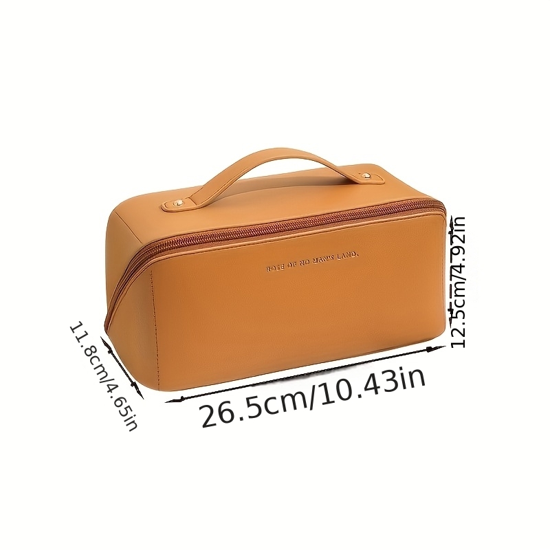 1個入りメイクアップバッグ、大容量二層構造のメイクアップ収納 - Travel Accessories Needed のレビューと価格