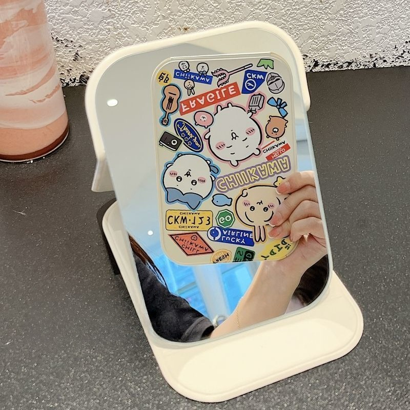 Ckw折りたたみ式メイクアップミラー キュートなうさぎハチワ - Travel Accessories Needed のレビューと価格