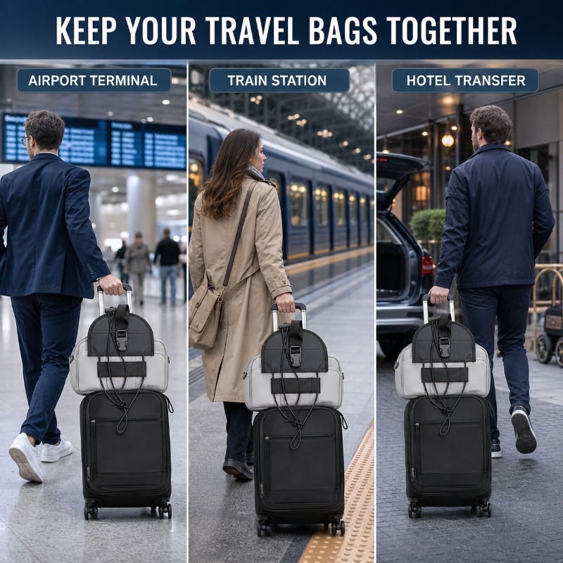 耐摩耗性オックスフォードクロスラゲージストラップ1個、旅行荷 - Travel Accessories Luggage Straps のレビューと価格