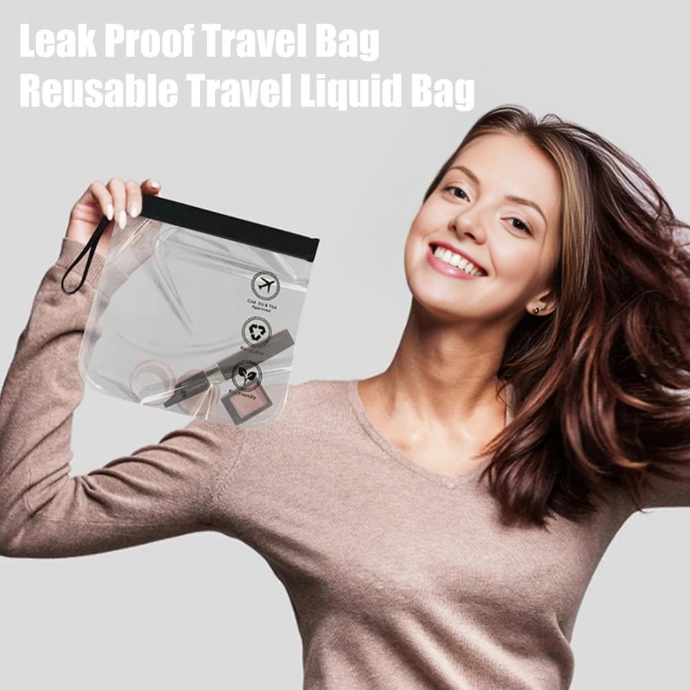 漏れ防止トラベルバッグ 再封可能な液体ポーチ 再封可能なトイ - Travel Ziplock Bags のレビューと価格