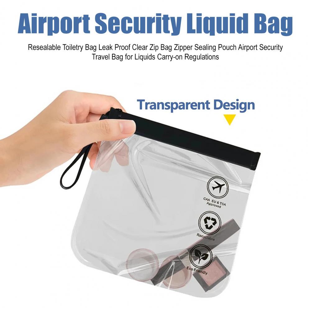 漏れ防止トラベルバッグ 再封可能な液体ポーチ 再封可能なトイ - Travel Ziplock Bags のレビューと価格