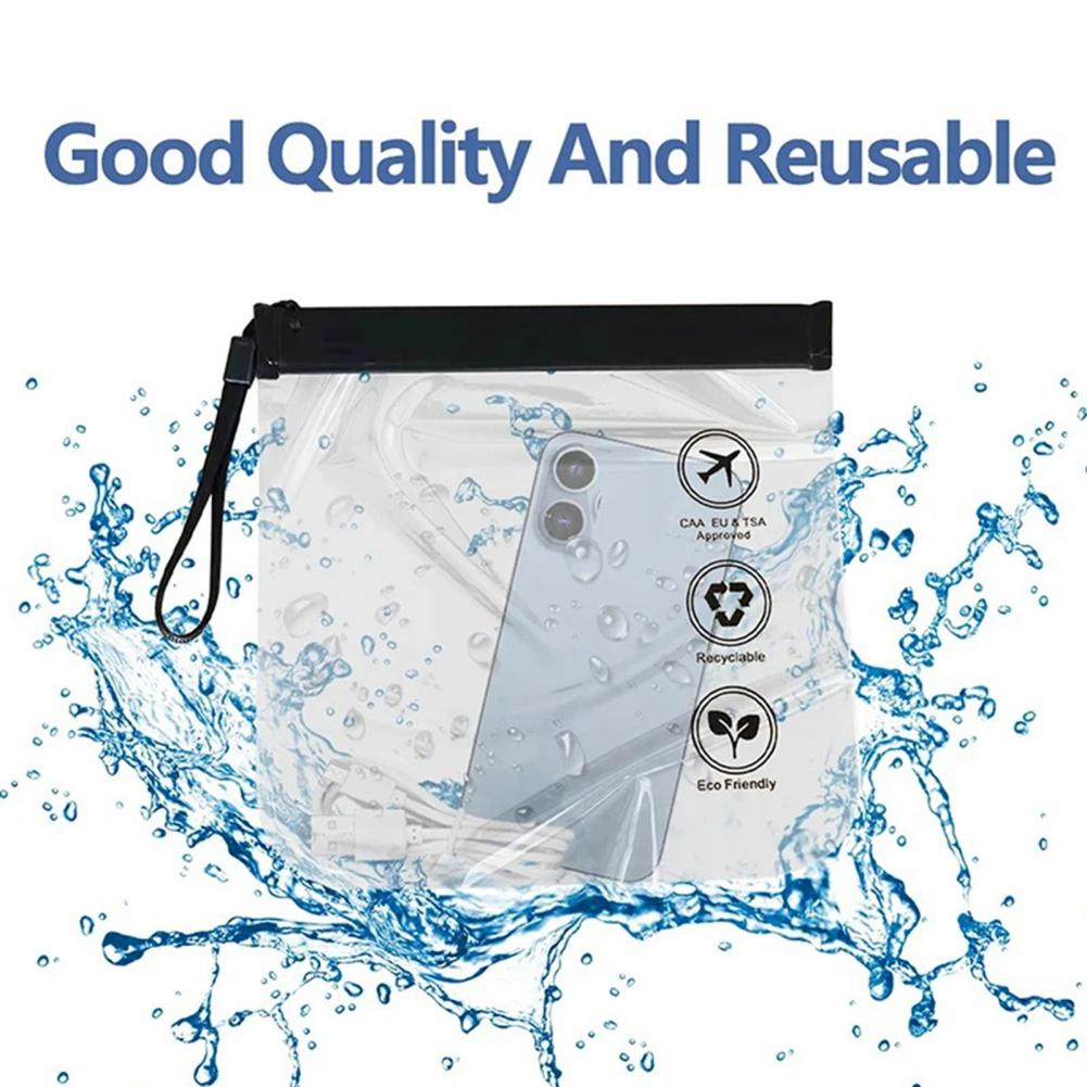 漏れ防止トラベルバッグ 再封可能な液体ポーチ 再封可能なトイ - Travel Ziplock Bags のレビューと価格